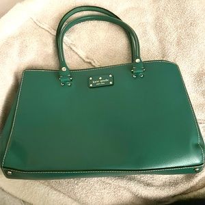 Kate Spade kelly green tote bag